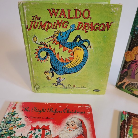 Vintage Tell-A-Tale Whitman Hardcover Childrens Fairy Tale Books. Lot of 4. - Picture 4 of 16